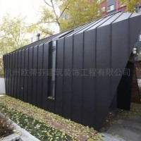 別墅金屬屋面 鋁鎂錳矮立邊屋面系統(tǒng) 立邊咬合防水屋面板