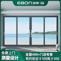 門(mén)窗定做意博門(mén)窗海森推拉門(mén)二軌廚房門(mén)三軌隔音玻璃別墅門(mén)