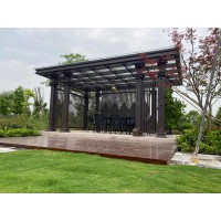 河北沐荷園藝景觀工程有限公司，河北鋁合金涼亭生產(chǎn)廠家